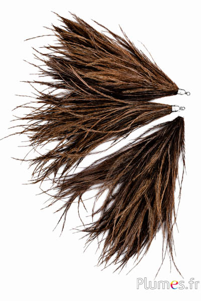 Anhänger Strauß - 15-20 cm - braun